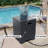  28-Inch Round Iron Gas Fire Pit Table,Includes Tank Cover and Wind Guard-196349952