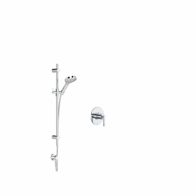 Lombardia Pressure Balanced Complete Shower System with Rough-in Valve