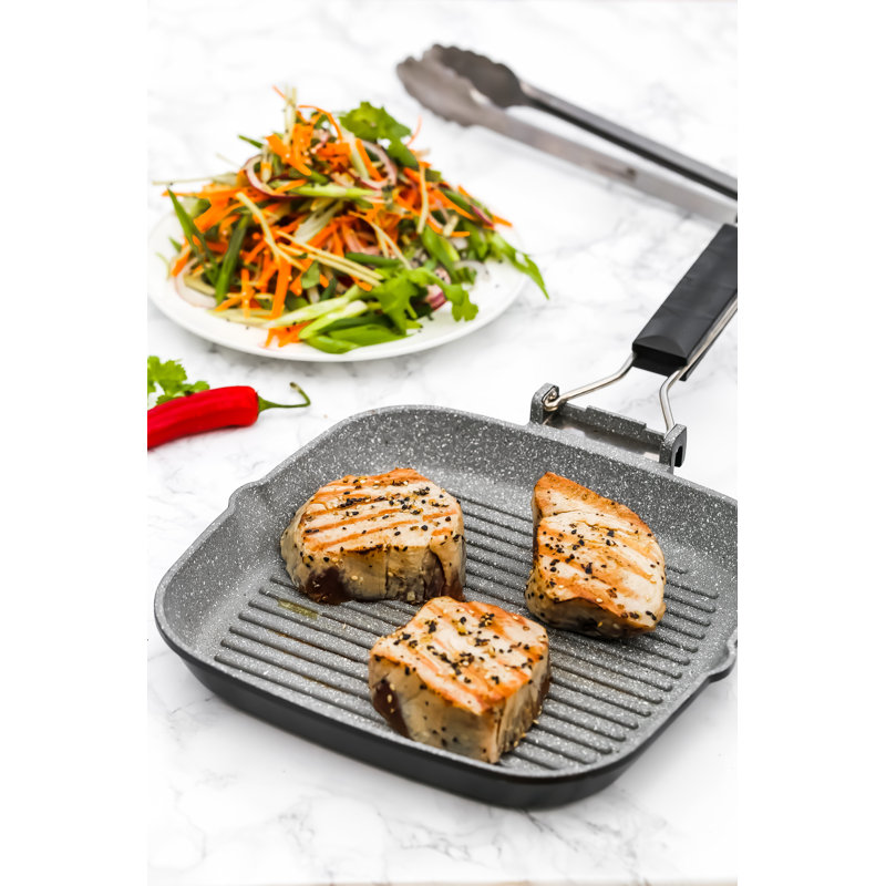 MasterClass Cast Aluminium Grill Pan, 24 cm