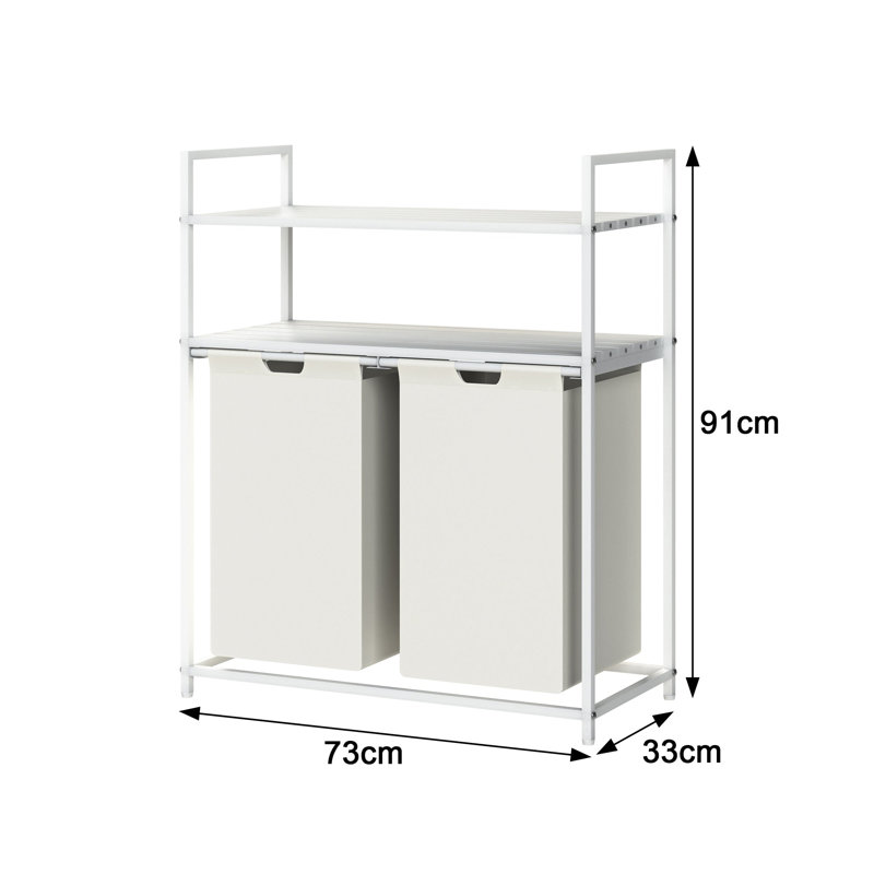 Laundry Hamper, White