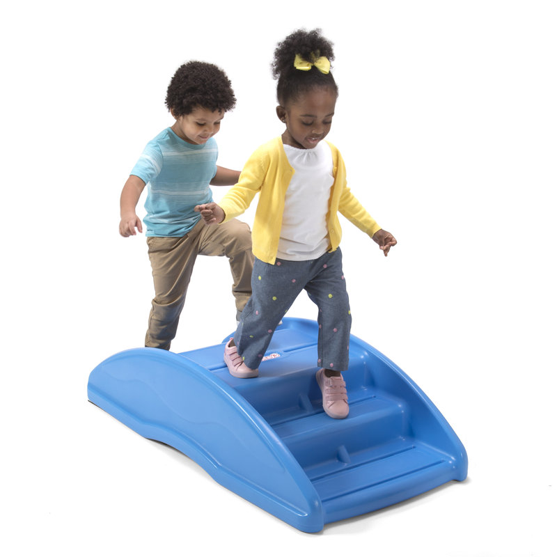 Simplay3 Blue Two-Sided Rocking and Climbing Bridge