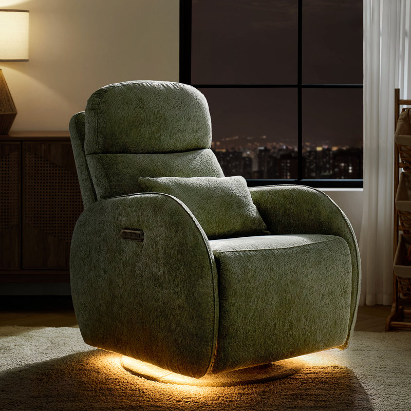  Fauteuil inclinable pivotant Abelie, Moss