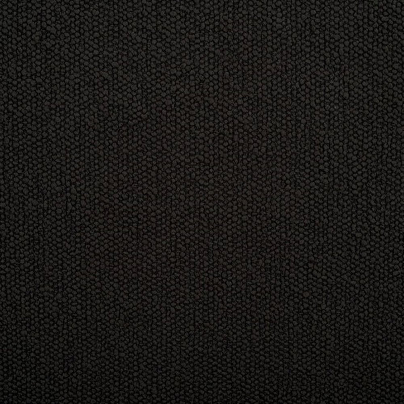 Chaise rembourrée Decollete, Noir, Boucle noire