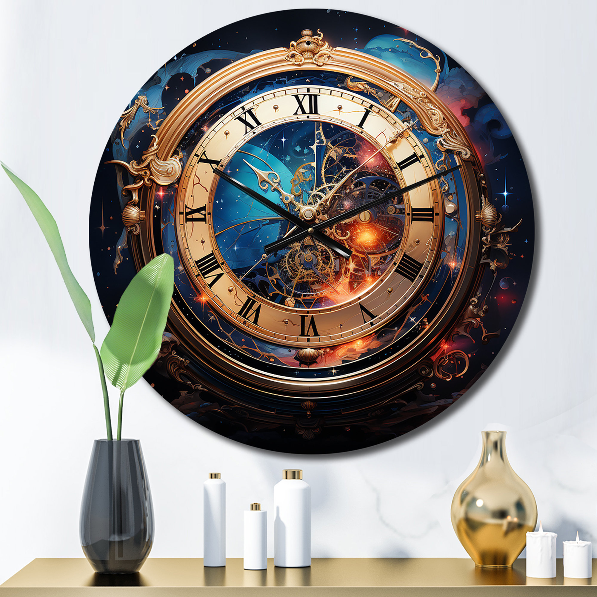 DesignArt Watche Metaphysical Horology Metal Wall Clock | Wayfair