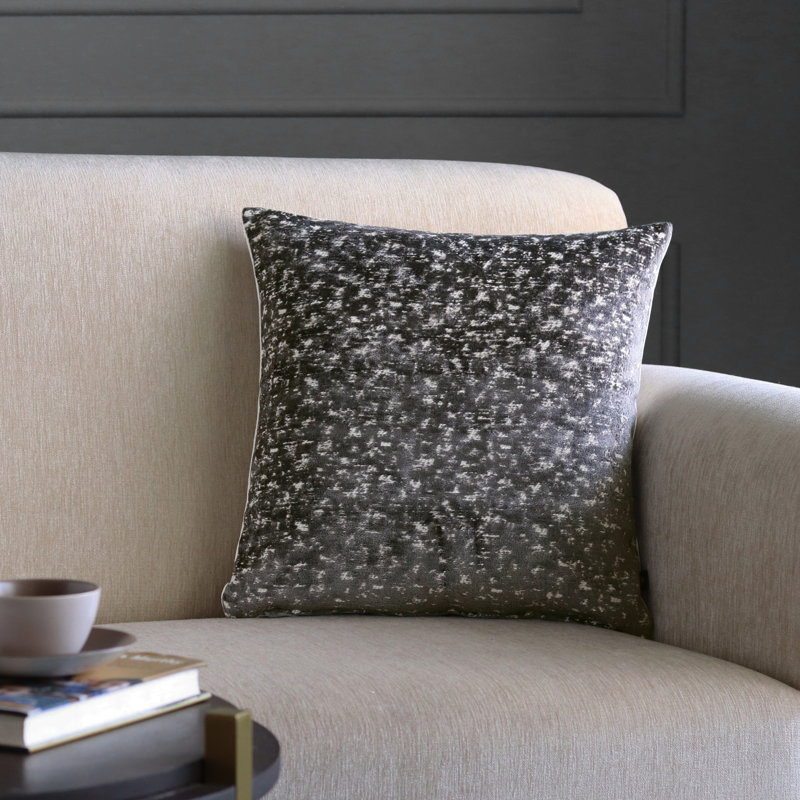 Housse de coussin Sky Velvets, Gris