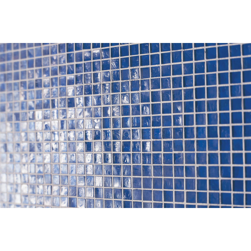 Bluestreak 5/8" x 5/8" Glass Mosaic