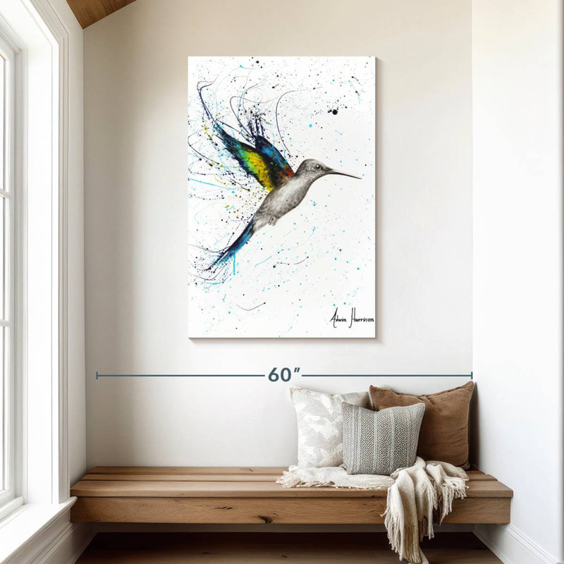 Brampt Happy Hummingbird, 45" H x 30" W