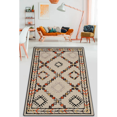 Premium Polyester Area Rug, 31.5 x 47.2 inches | 100% Antibacterial, Non-Slip Underside, 0.4 inch Pile Height | Machine Washable, Easy Care | Perfect for Living Room, Bedroom, & Playroom Decor