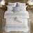 Morgan 100% Cotton Jaquard Striped 5-Piece King/Cal King Duvet Cover Set-98222607-126043441