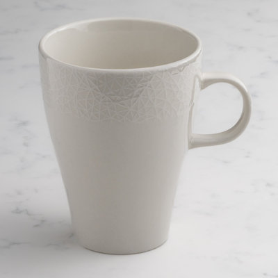 Premium Porcelain Privilege Non Stackable Mug, 10oz | Microwave & Dishwasher Safe