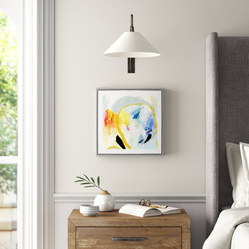 Amour, langue II, reproduction d'art sur toile, Cadre argenté, H 17,5 po x l 17,5 po x P 1,5 po