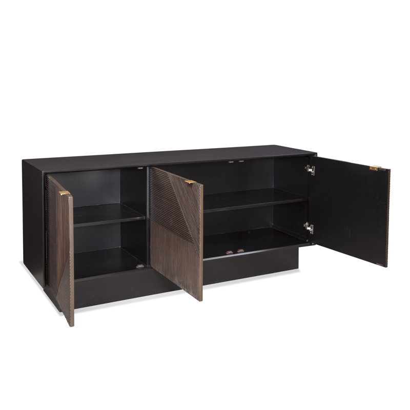 Beader 71'' Wide Solid Wood Sideboard