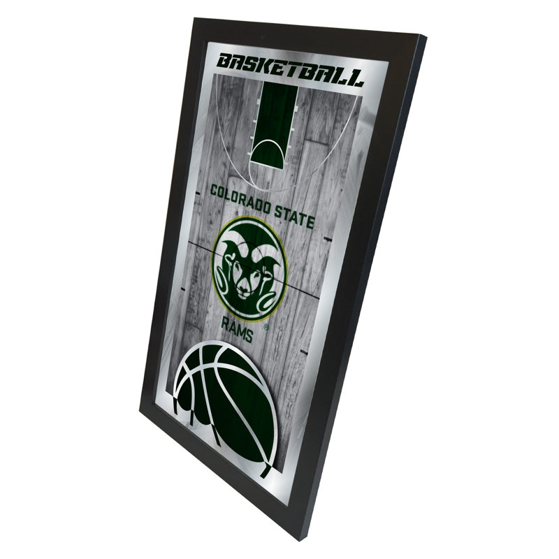« basket mirror », impression encadrée NCAA, Colorado State