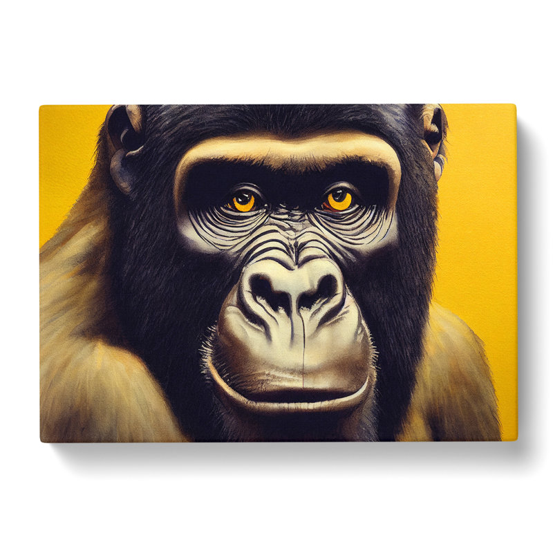 Gorilla Art Vol.4 - Wrapped Canvas, 40cm H x 60cm W x 3cm D