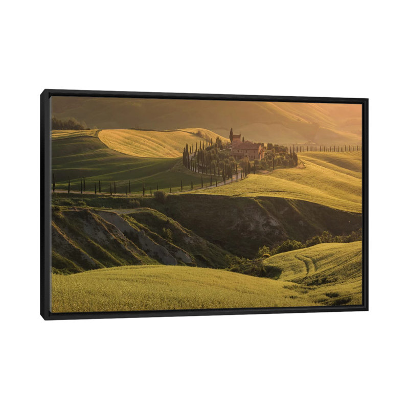 «Spring in Tuscany VII» par Daniel Kordan, reproduction de photo sur toile tendue, H 18 po x l 26 po x P 1,5 po, Pas de tapis