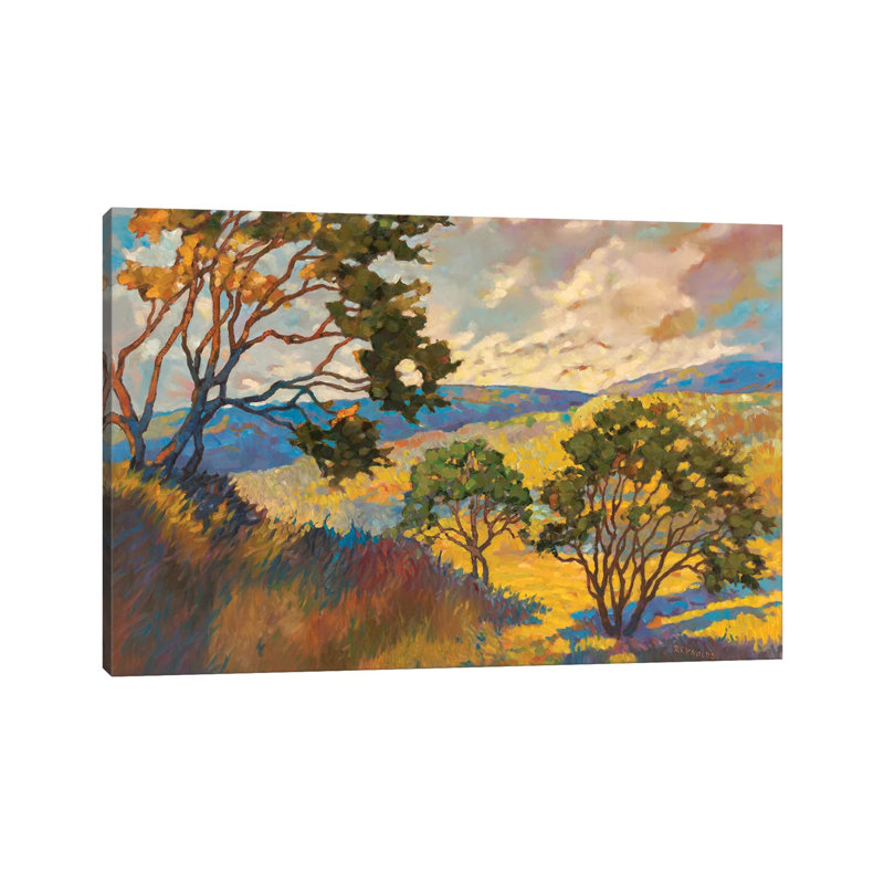 "Large Horizons I" par Graham Reynolds, reproduction d'art sur toile tendue, H 26 po x l 40 po x 1,5 po