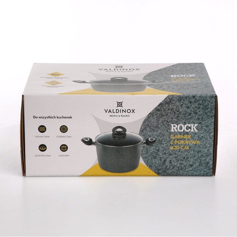 Valdinox Non-Stick Aluminum Standard Pot, 36.5 cm
