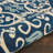 Machine-Woven Stain Resistant Floral Area Rug-2004387463