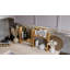 Freestanding Wood Spice Rack with Adjustable Racks