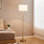 Lampe sur pied réglable traditionnelle 63,5 po Carmeline