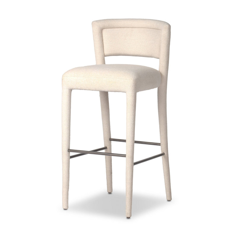 Tabouret Beverly - Crypton Wayfarer Snow-Bar, Tabouret de bar (siège d'une hauteur de 31,5 po), Crypton Wayfarer Snow
