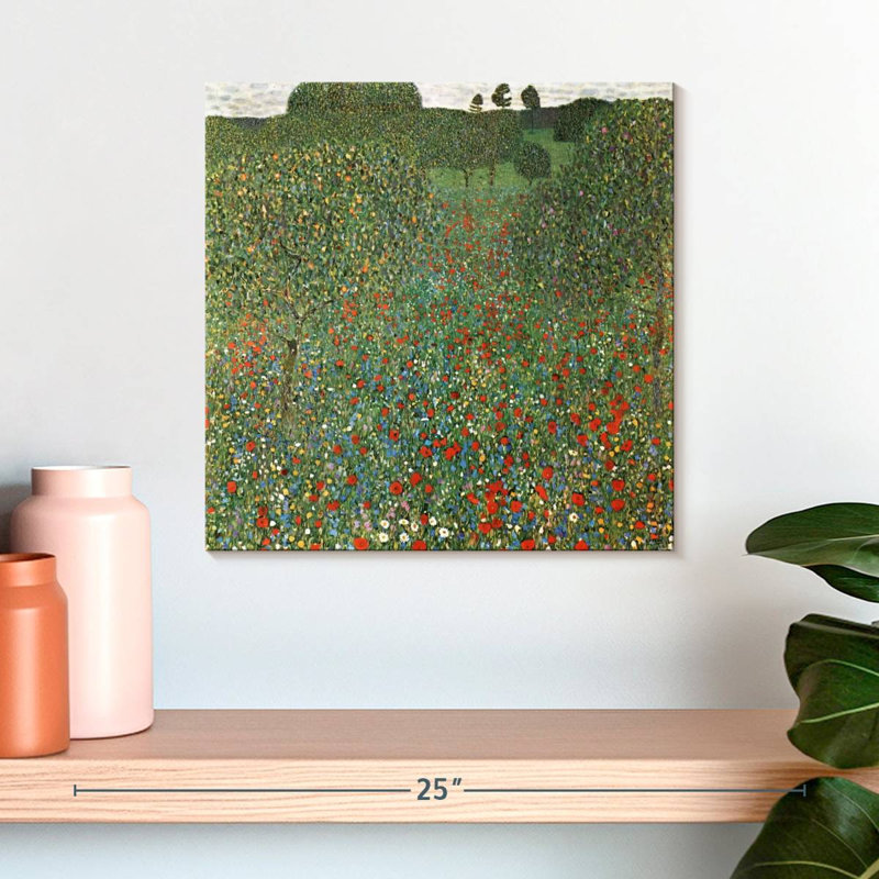 A Field Of Poppies 1907, H 16 po x l 16 po