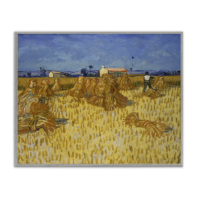 Van Gogh, récolte de maïs, estampe numérique par one1000paintings