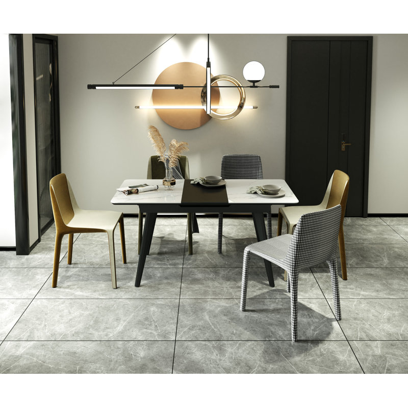 Metal Base Dining Table