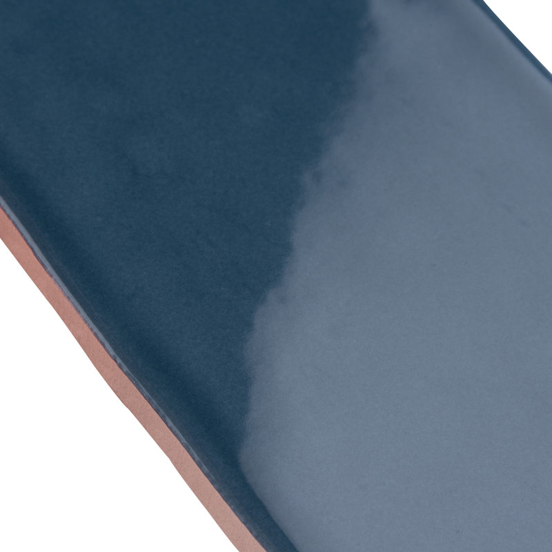 Castillo 3" X 12" Ceramic Subway Wall Tile, Blue