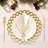Gold Reindeer Napkin Ring Set of 4 in Graceful Leaping Pose for Elegant Dining Table Decor