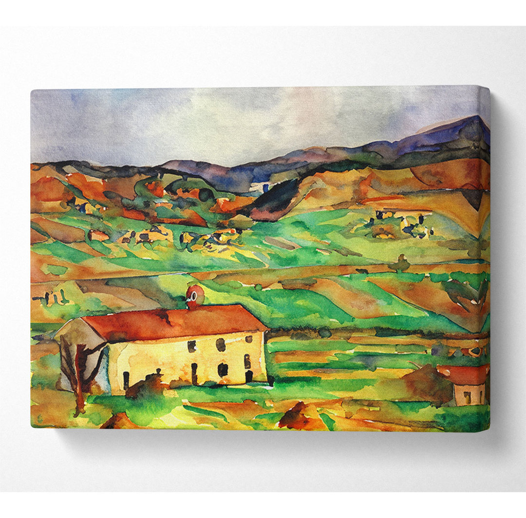 Cezanne Around Gardanne - Kunstdrucke auf Leinwand