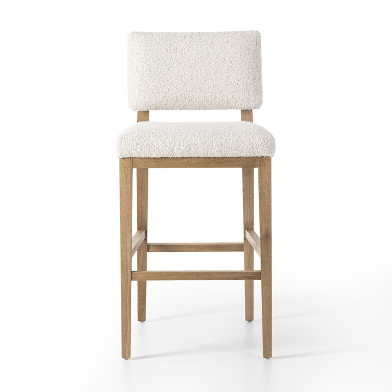Carlo Stool-Somerton Ash-Counter & Bar, Bar Stool (31.25" Seat Height), White