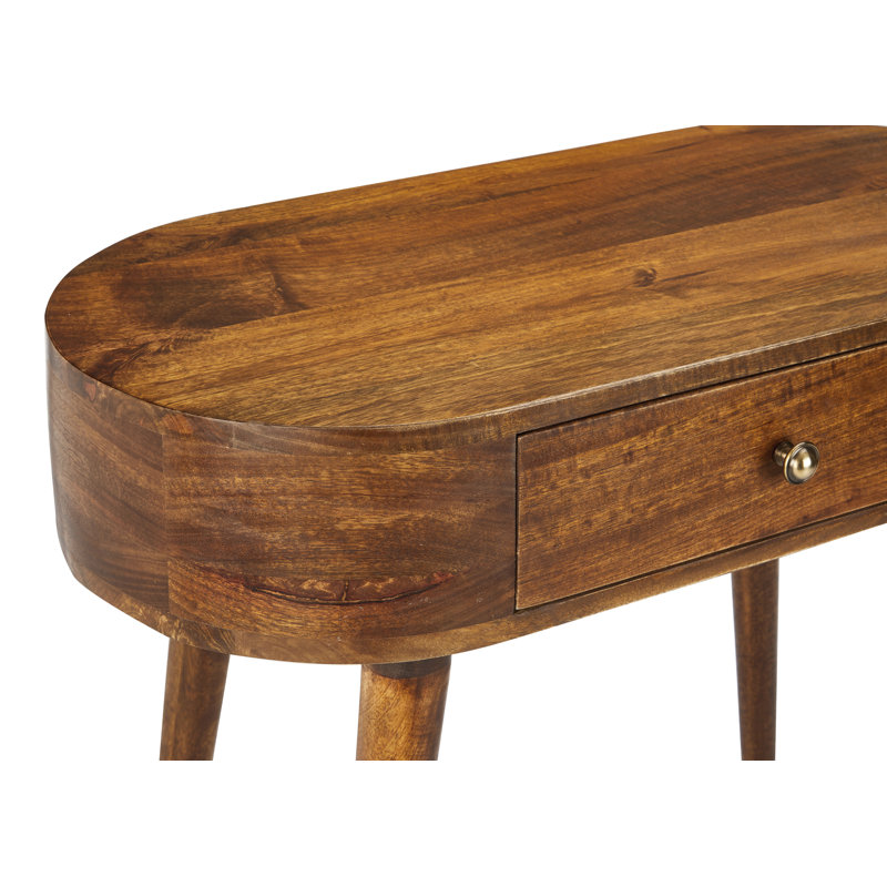 80cm Solid Wood Console Table