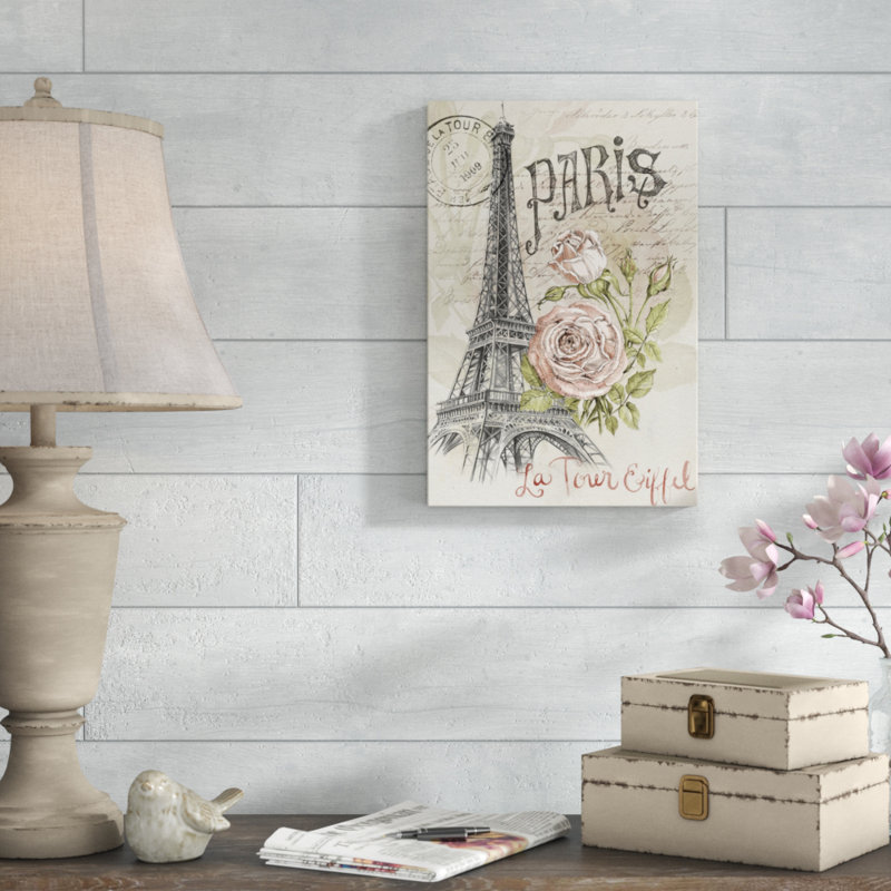Paris Sketchbook I by Jennifer Paxton Parker - Print on Canvas, 46cm H x 30cm W, Wrapped Canvas