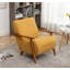 Upholstered Linen Blend Armchair-8834843