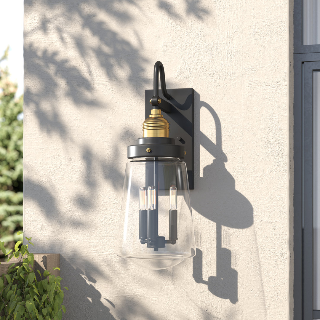 Wellfleet 3 - Bulb 23.5" H Outdoor Wall Lantern Greyleigh™ Fixture 