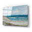 Art mural en verre épique «Tranquil Sea No. 1» par Max Maxx, 24 po x 16 po-117461459