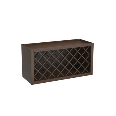 CASAINC Ready-to-Assemble W36"x H18"x D13.5" Kitchen Wine Rack Wall Cabinet