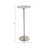Jackins Decorative Marble Drink Accent Table With Pedestal Metal Base - Contemporary Narrow Round Side Table Or Living Room End Tables - 26"-853913485