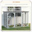 Grande cage d'extérieur en bois pour chat-859768412-859768413