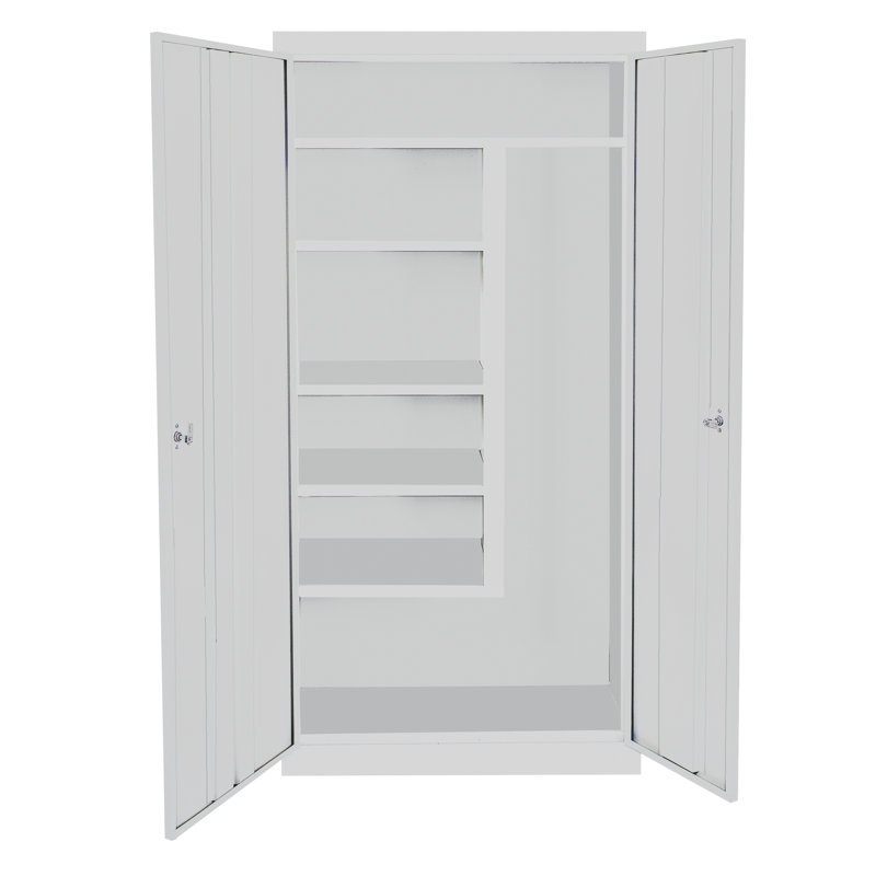 Wallingford Single Storage Cabinet ( 72'' H x 30'' W x 18'' D), Gray