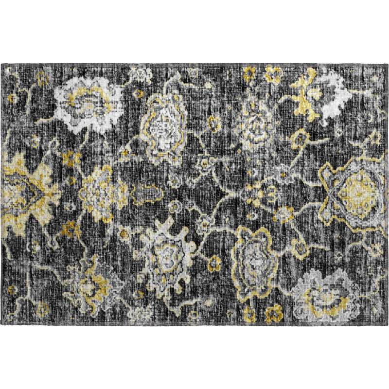 Tapis avec envers antidérapant Ellenmarie, Rectangle 1 pi 8 po x 2 pi 6 po