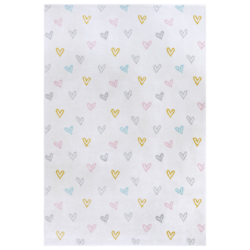 Adventures Children White Rug, Rectangular 120 x 170cm