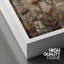 «Neutral Toned Dried Wildflowers Field», reproduction d'art sur toile encadrée-405333720-405333721