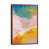 Classic Brown Wood Floater Framed