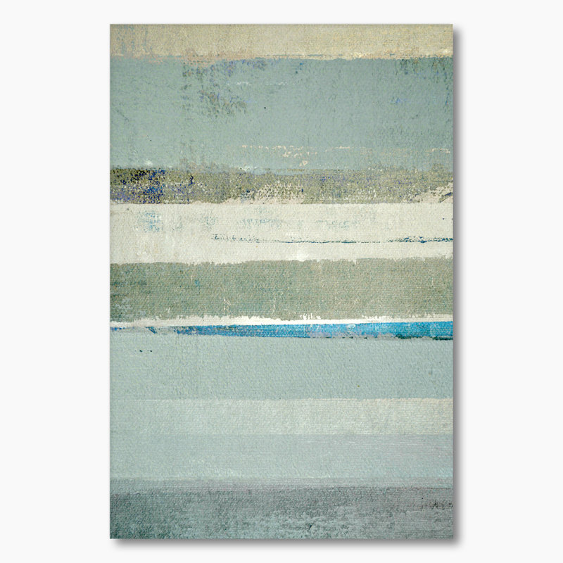 Art moderne gris et bleu II 2PT47783, H 20 po x l 12 po x P 1 po