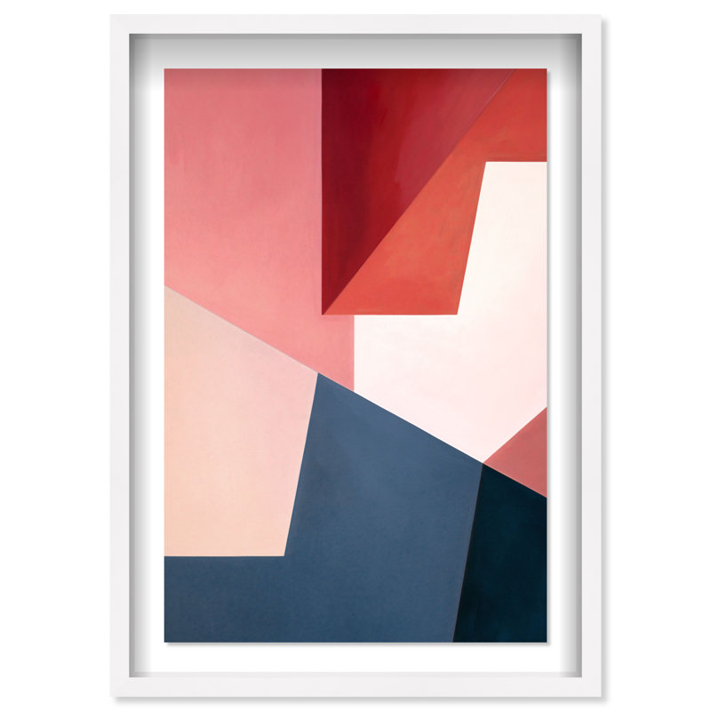Aleranto Shadowbox Abstract Print by Oliver Gal, Black Frame, 10 x 15, 46.5"H x 31.5"W, White Frame