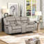 Causeuse inclinable à accoudoirs coussinés de 78 po Wallart-337807337
