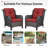 Schutt 22" W Olefin Outdoor Seat/Back Cushion with Removable Zippered Covers-88582762-106870687