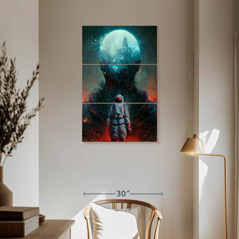 Kelan Escape And Start A New Journey, 57" H x 36" W